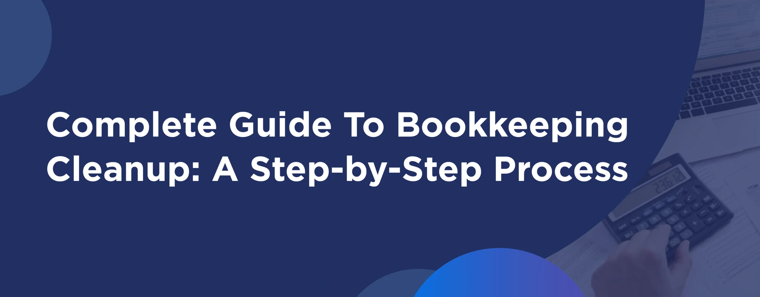 Bookkeeping Cleanup